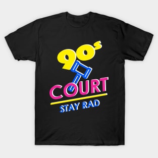 90s Court Stay Rad Logo T-Shirt